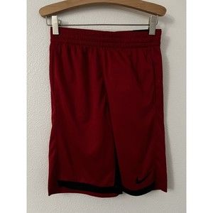 Boy's Nike Standard Fit Dry Dri Basketball Shorts Red New Large